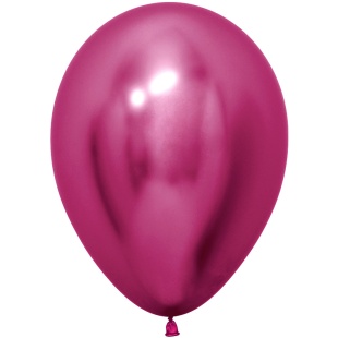 Шар (12''/30 см), Reflex, Зеркальный блеск, Фуше (912), хром, 50 шт.