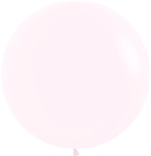 Шар (24''/61 см), Нежно-розовый (609), макарунс, 3 шт.